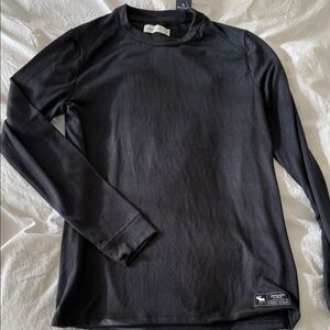 Boys Black Long Sleeve Shirt